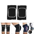 thumbnail image 1 of Knee Guard Wrap Knee Protector Brace Sleeve Support For Running,  Fit, Basketball And Other Sports, Blue / Black, 1 of 8