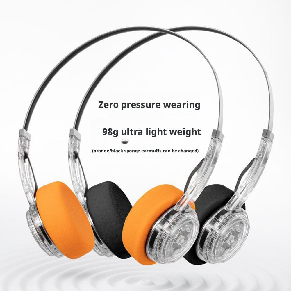 Wireless Bluetooth Headphones, Retro Classic Lightweight Headset, Dual Device Connectivity,Throwback 80s 90s