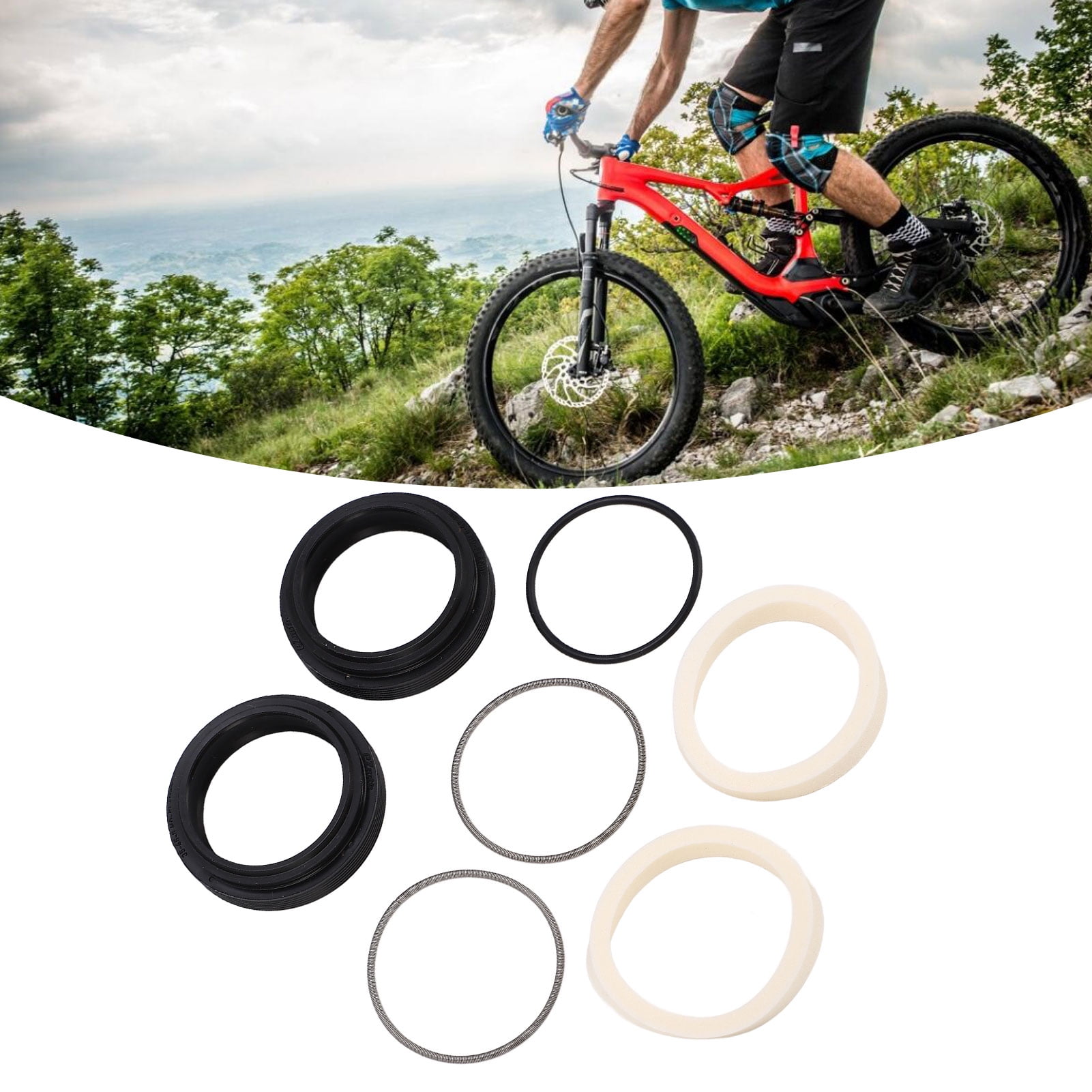 Fork Kit, Uniform Coating Density Stable Reduce Wear Fork Oil Kit