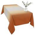 thumbnail image 2 of Grey Burnt Orange Ombre Table Cloth Waterproof Tablecloths, Modern Abstract Art Gradient Tablecloth Dining Table Cover for Kitchen Party Tabletop Outdoor, Rectangle Tablecloth 54x108 Inch, 2 of 9