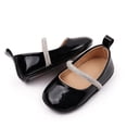 thumbnail image 3 of Biekopu Baby Girls Princess Shoes, Soft PU Leather Shiny Rhinestones Non-slip Bottom First Walker Shoes Toddler Shoes, 3 of 6