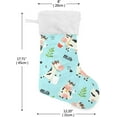 thumbnail image 2 of GZHJMY Christmas Stockings, Family Holiday Party Personalized Gift, Cute Milk Cows Christmas Stockings Christmas Decorations Mantel Decor, 12"x18" 1PCS, 2 of 7