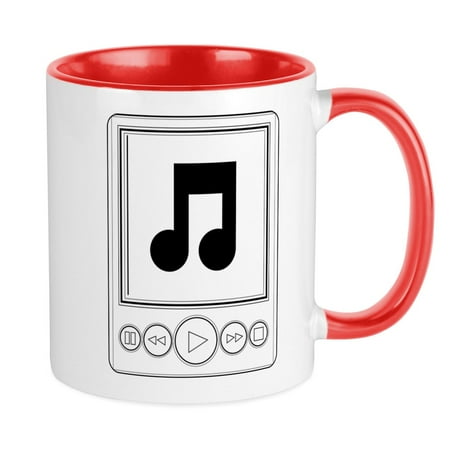 

CafePress - MP3 Player Mug - Ceramic Coffee Tea Novelty Mug Cup 11 oz