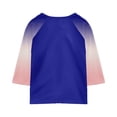 thumbnail image 5 of YunPes Girls Baseball Raglan T-Shirt 3/4 Sleeve Soft Tee Classic Casual Top Crewneck Color Block Cute Spring Summer Blouses Tops, 5 of 5