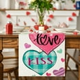 thumbnail image 5 of Valentine's Day Decorations Valentine's Day Heart Print Table Flags Party Table Kitchen Mats, 5 of 5
