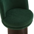 thumbnail image 6 of Christopher Knight Home 360° Swivel Barrel Accent Chair, Chenille Upholstered Round Vanity Chair, Green, 6 of 10