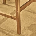 thumbnail image 4 of Noble House Perla Outdoor Acacia Wood Barstool Teak and Cream (Set of 2), 4 of 6