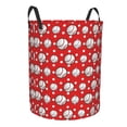 thumbnail image 2 of Balery Cute Baseball Round Laundry Basket with Handles Waterproof Freestanding Laundry Hamper for Clothes Toys in the Dorm and Family-, 2 of 8