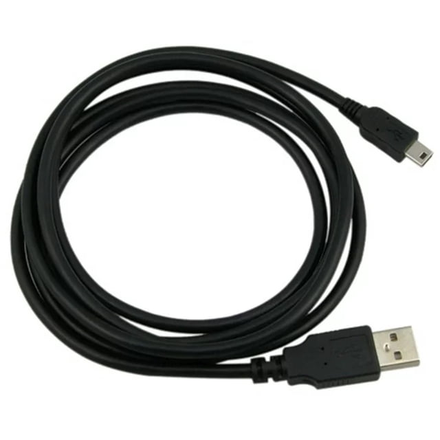 10ft Mini USB 2.0 Cable - Type A to Mini 5-Pin, High-Speed Sync & Charge, Durable, for PC, Cameras, Other Devices