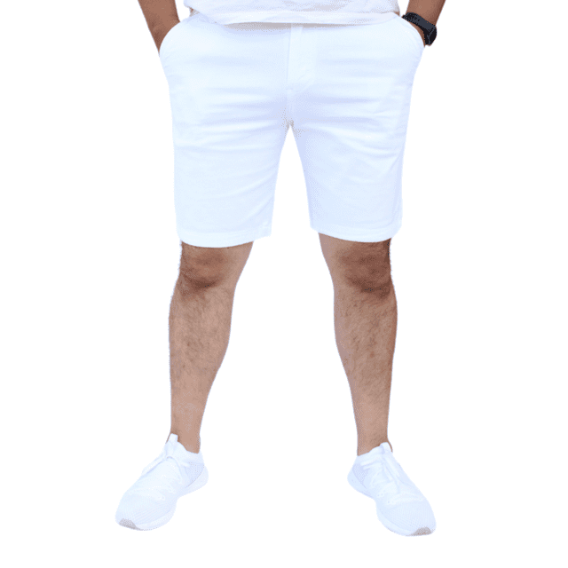 Bermuda de gabardina stretch para caballero