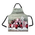thumbnail image 1 of Adornos navideños ABPHQTO Delantal de Nieve Hogar Cocina con bolsillos 70x80 cm, 1 of 1