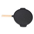 thumbnail image 1 of BBQ Grill Pan, Double Sided Nonstick Pancake Pan, Low Smoke Portable Outdoor Griddle, Even Heat Distribution, for Grilling Steaks, Fish, Vegetables, Sausages, 1 of 7