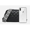 thumbnail image 3 of LHSHID Women Quilted Crossbody Bag PU Leather Shoulder Bag Camera Purse Square Snapshot Bag Satchel Bag, 3 of 7