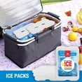 thumbnail image 4 of Ice Packs for Lunch Bags, Cooler, Freezer Packs for Lunch Box, Cooler Bag, Slim Reusable & Long-Lasting, BPA-Free, Quick Freeze, Perfect for Picnic, Camping, Beach, Outdoor Sports, 4 of 6