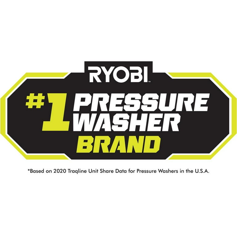 Ryobi ry1419mtvnm 1900 psi 1.2 gpm cold water sale wheeled electric pressure washer