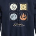 thumbnail image 3 of Avatar - The Last Airbender - Nations Symbols - Youth Crewneck Fleece Sweatshirt, 3 of 5