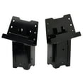 thumbnail image 2 of HME Steel Brackets for 4 x 4 Elevated Wood Support Posts, Black (4 Pack), 2 of 4