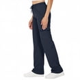thumbnail image 6 of Hueook Track Pants Women Stretchy Work Pants Womens Solid Color Elastic High Waist Drawstring Quickdrying Trousers Multi-pocket Casual Sports Pants Navy 2X, 6 of 6