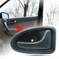 thumbnail image 3 of Trayknick Inner Handle Reliable Compact Black Right Side Matte Interior Door Pull Handle 8200646939 for Renault Clio 2 1998-2005, 3 of 13
