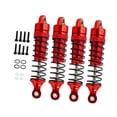 thumbnail image 2 of Runquan 4 Pieces RC Car Shock Absorbers Metal Shock Absorbers for 7665 1:18 Scale RC Red, 2 of 8
