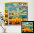 thumbnail image 4 of Designart 'Sunset Over Vibrant Lake' Nautical & Coastal Framed Art Print, 4 of 4