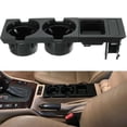 thumbnail image 2 of New Double Hole Car Styling Front Center Console Storage Box Coin + Cup Holder For BMW E46 Series 1999-2006 51168217953, 2 of 5