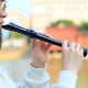 thumbnail image 3 of Flauta dulce soprano ABS, instrumento musical descantante con baqueta para niños y adultos Negro, 3 of 9