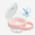 thumbnail image 4 of SPRING PARK Cute Portable Baby Pacifier Teether Storage Box Dust-Proof Cover Case Container Storage Holder, 4 of 7