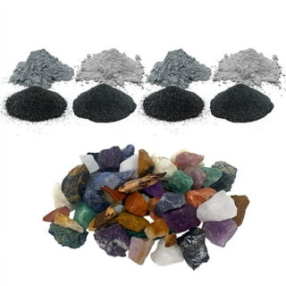 NATIONAL GEOGRAPHIC Rock Tumbler Grit and Polish Refill Kit - Tumbling Grit  Media, Polish Up to 20 lbs. of Rocks, Works with any Rock Polisher &  Tumbler Supplies Bulk Grit Media 
