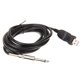 thumbnail image 1 of Interfaz Conexión 3 Metros Audio Guitarra USB 6.5 Mm, 1 of 9