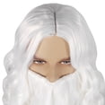 thumbnail image 2 of Bewildely 2 uds peluca de Papá Noel barba mascarada decoración accesorio de ropa accesorios de vestuario decoración de fiesta suministros Kits de decoración para fiestas Bewildely HA075114-01, 2 of 6