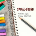 thumbnail image 4 of U.S. Art Supply 9" x 12" Left Hand Spiral 60lb Sketch Drawing Pad (Pack of 2), 4 of 6