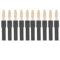 thumbnail image 2 of Gold Plated Speaker Banana Plugs, Open Screw Type, Gold Plated Speaker Plugs, Quick Connect For Speaker Wire, Wall Plate, Home Theater, Audio Video Receiver, Amplifiers And Sound, 2 of 8