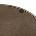 thumbnail image 4 of Kate and Laurel Lipton Modern Round Wood Tray, 15.5" Diameter, Rustic Brown with Black Handles, Decorative Accent Tray for Storage and Display, 4 of 5
