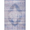 thumbnail image 2 of JONATHAN Y WASHABLE 4 x 6 Area Rug, Regis Bohemian Medallion - Blue, WSH107A-4, 2 of 8