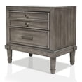 thumbnail image 4 of FOA Cartagena 3pc Gray Solid Wood Bedroom Set- Cal King + Nightstand + Chest, 4 of 18