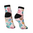 thumbnail image 4 of Bingfone Cupcakes And Donuts Design Patterned Men'S Women'S Casual Cotton Socks, 4 of 9