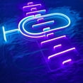 thumbnail image 4 of Handmadetneonsign Microphone Neon Sign, Music Studio Wall Art Decor, Home Bedroom Karaoke Wall Decor, 4 of 5