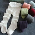 thumbnail image 2 of comerut Kids Toddler Baby Girls Solid Warm Cotton Tights Stockings Pantyhose Pants Socks, 2 of 8