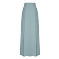 thumbnail image 6 of Women Flowy Swing Long Skirts Drawstring High Waist Maxi Skirt Summer Beach Pleated Casual Skirts, 6 of 7