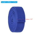 thumbnail image 2 of Uxcell Polyester Taekwondo Colored Ranking Belt For Practitioners Blue 1.57"x7.2', 2 of 5