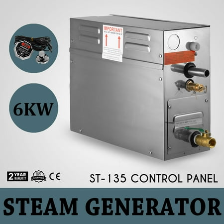 VEVOR 6KW Steam Generator Sauna Bath Steamer for Home SPA Shower with Waterproof Programmable