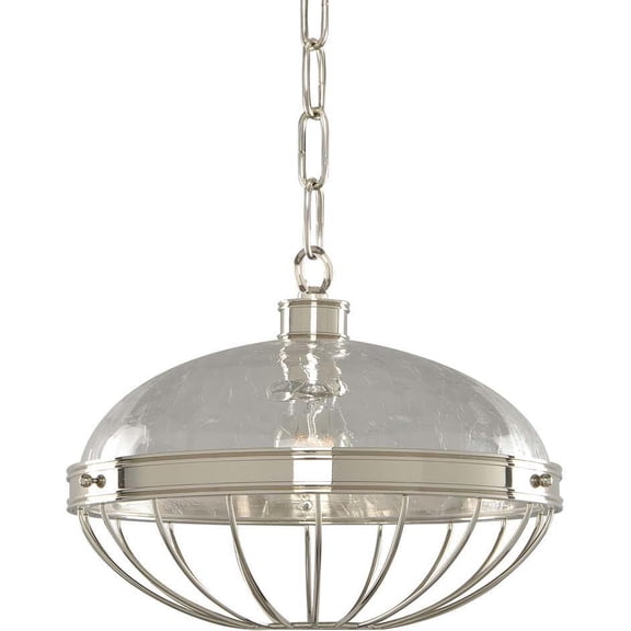 Montauk 14 Pendant Light in Polished Nickel | Elegant Lighting