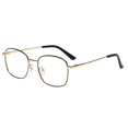 thumbnail image 1 of Gafas de metal anti-azul de estilo coreano que cambian de color, gafas para hombres y mujeres, gafas retro, un espejo, de doble uso, 1 of 6