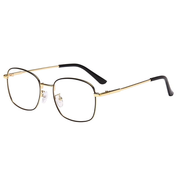 Gafas de metal de estilo coreano anti-azul que cambian de color, gafas retro para hombres y mujeres, un espejo de doble uso