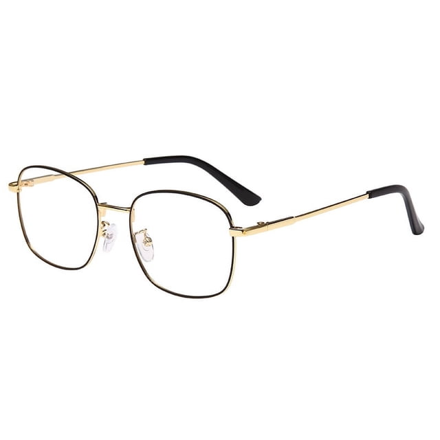 Gafas de metal anti-azul de estilo coreano que cambian de color, gafas para hombres y mujeres, gafas retro, un espejo, de doble uso