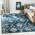 thumbnail image 3 of Safavieh  Couture Handmade Moroccan Jauhen Modern Viscose Rug Ivory/Black 6' x 9' 6' x 9', 3 of 5