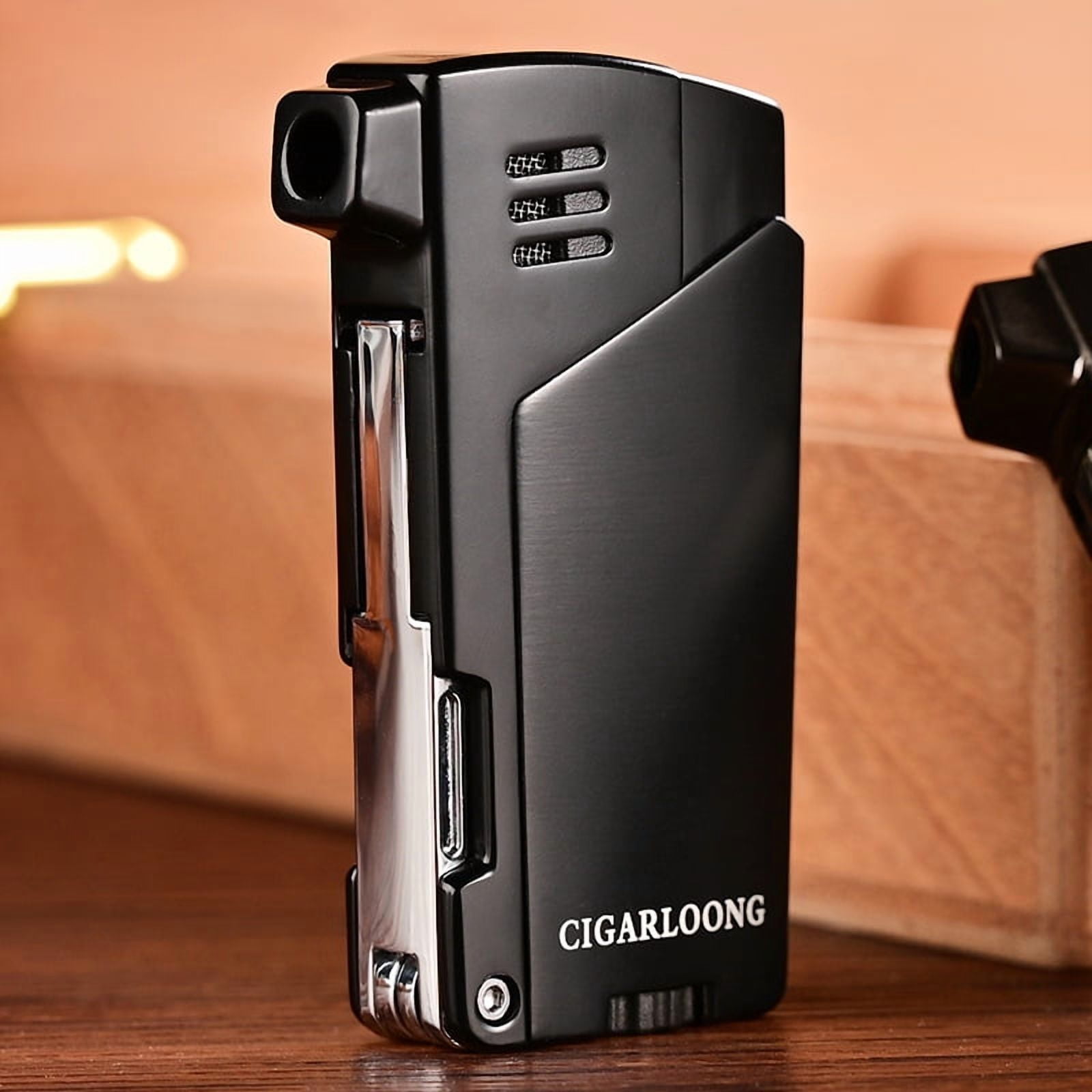 Cigar Lighter, Windproof Metal Personalized Lighter, Available In Multiple Colors, Portable Cigarette Lighter