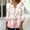 Pink, variant on GaThRRgYP Going Out Tops for Women,Womens Shirts,Women's Lace 3/4 Sleeve V Neck T Shirt Ladies Floral Blouse Tunic Tops Plus Size