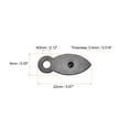 thumbnail image 2 of Unique Bargains Frame Turn Button, 7/8' Metal Flat w Screws for Hanging Pictures, 20 Pcs (Black), 2 of 3